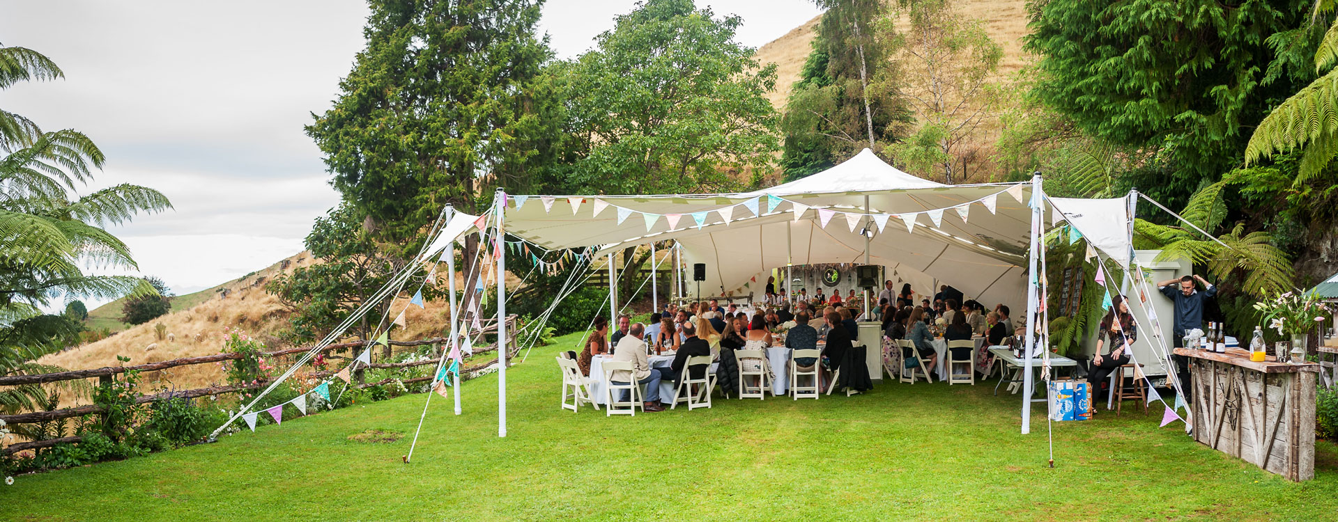 Marquees for large and small events.