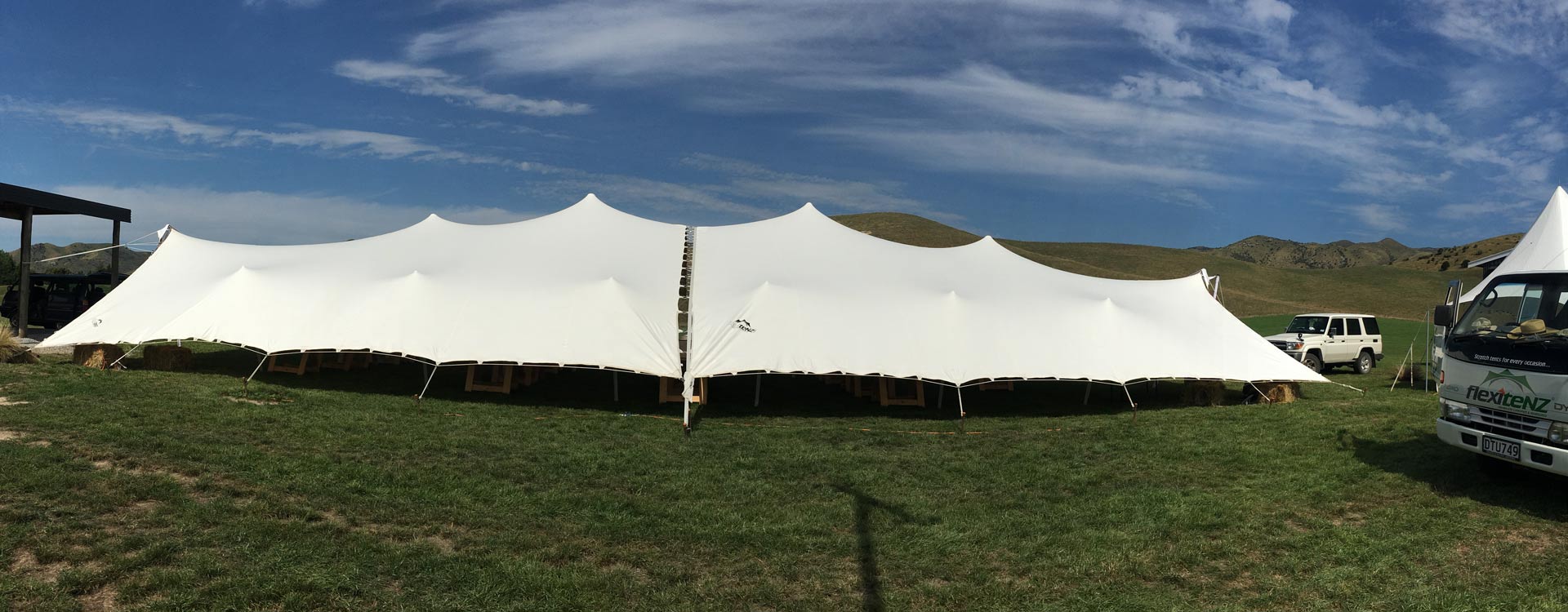 FlexiTenz for your wedding or events stretch marquees.